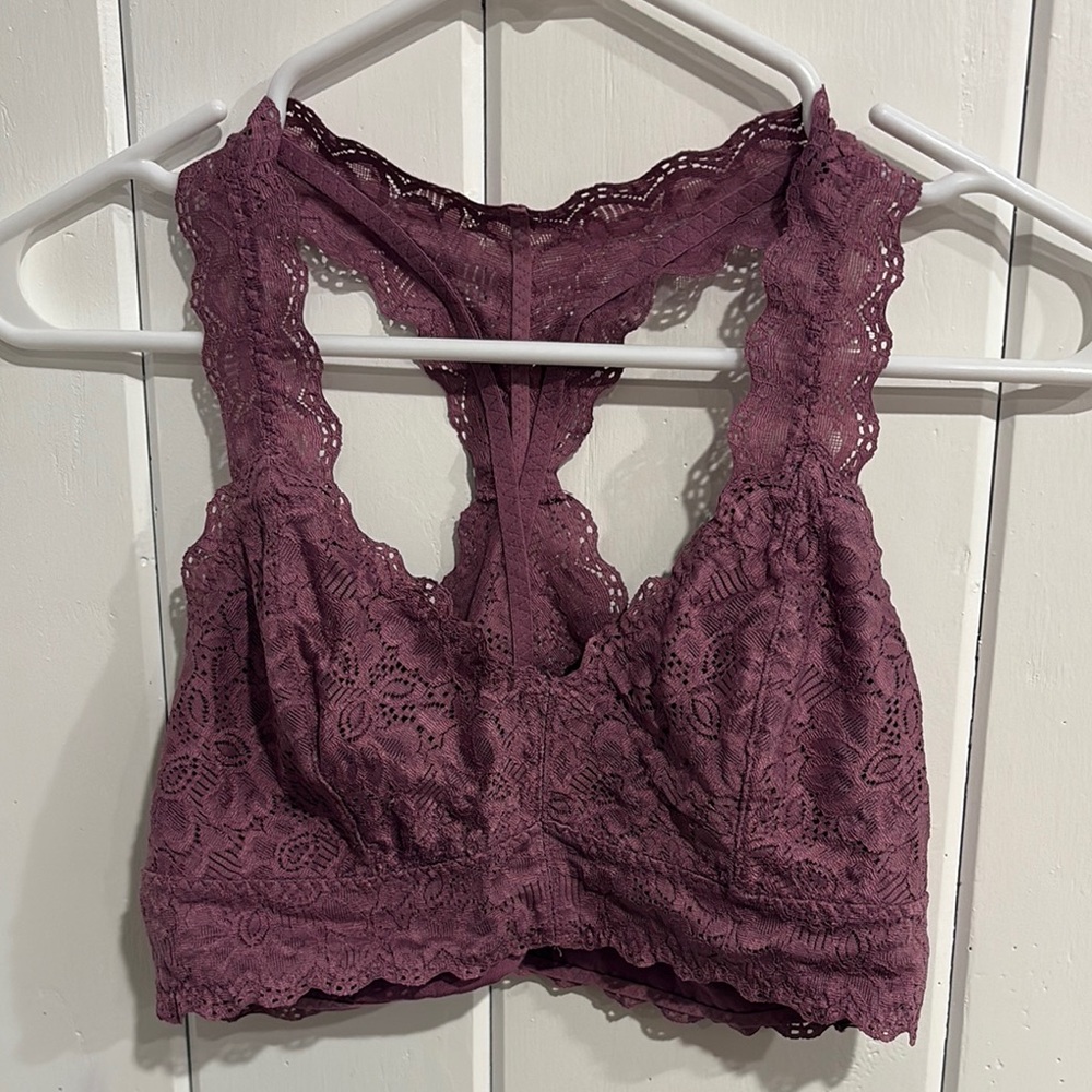 Purple Lace Bralette